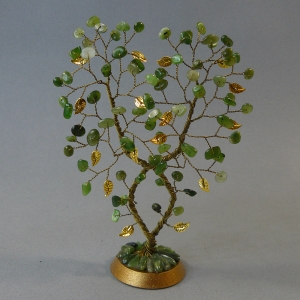 Дерево счастья из нефрита "Мелодия весны"