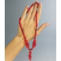 Бусы из коралла - Коралловая осень - 48 см