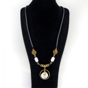 Кулон - подвеска из кахолонга на шнуре - 52 см