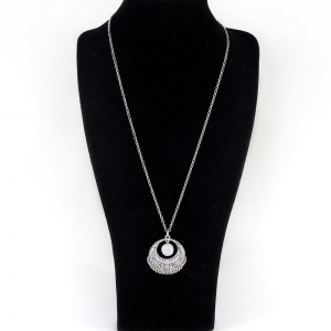 Кулон - подвеска из лунного камня на цепи - 45 см