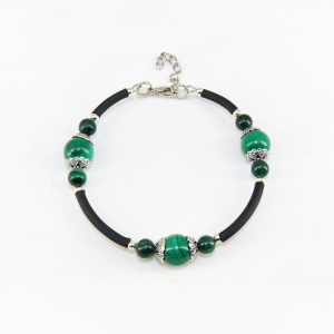 Браслет из малахита 18 см